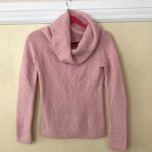 Pink boucle sweater